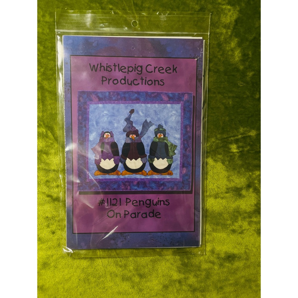Vintage Penguins on‎ Parade Quilt Pattern Whistlepig Creek Productions 1121